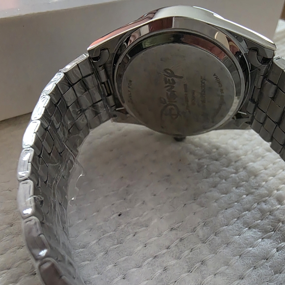 Disney Silver Watch with Mickey Mouse Design